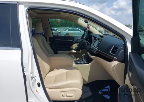 2014 Toyota Highlander Limited V6 z USA, uszkodzony, nr VIN 5TDYKRFH7ES013783